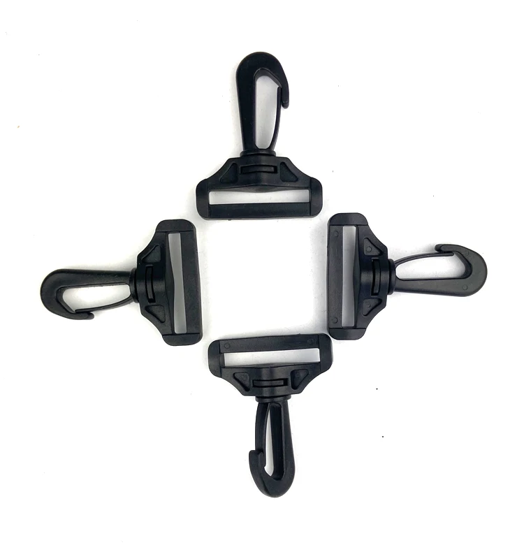 

Accessories Plastic Buckle Swivel Snap Hook Plastic Black Plastic Durable Hook Bag Hook Buckle, Customized