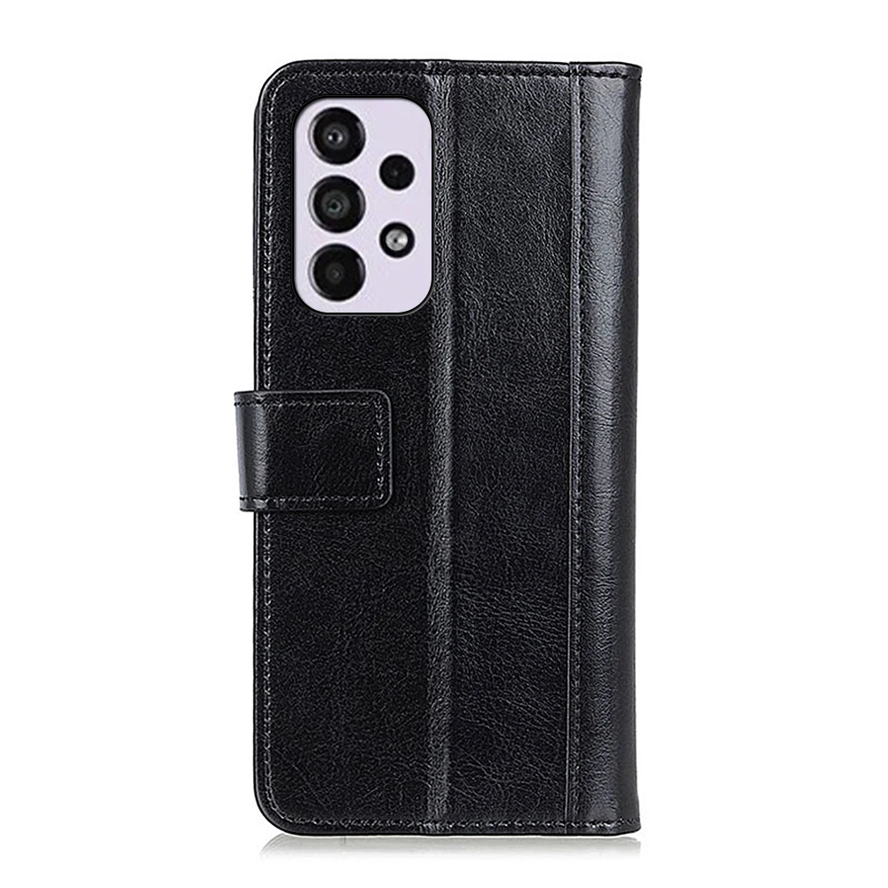 

Bean curd horse pattern PU Leather Flip Wallet Case For Samsung Galaxy A33 5G With Stand Card Slots, As pictures