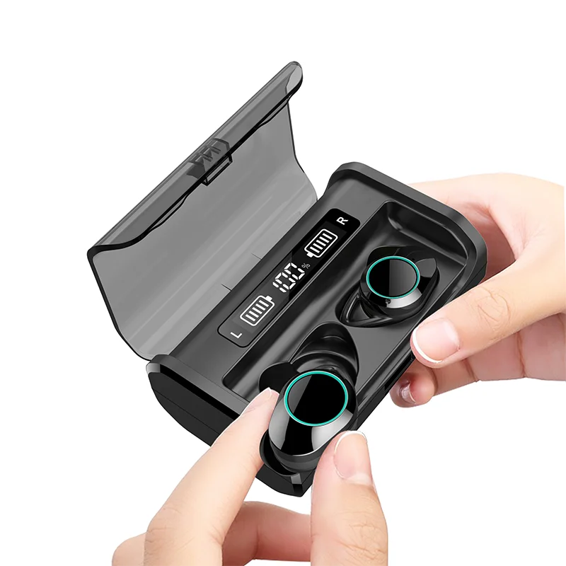 

G06 Wireless Earphone TWS 9D Stereo Waterproof Earplugs Touch Control With 5000mAh Charge Box