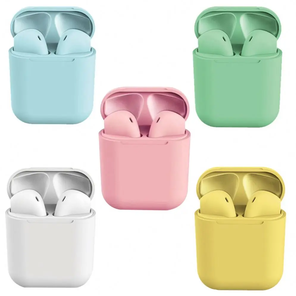 

Inpods i12 TWS BT Earphone Macaron 5.0 Stereo Wireless Headphone In-ear Earbuds