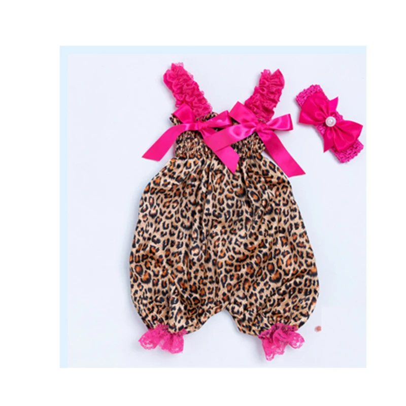 

Children's clothing jumpsuit female baby lace suspenders bowknot fashion bloomers newborn baby clothes romper, As picture shown