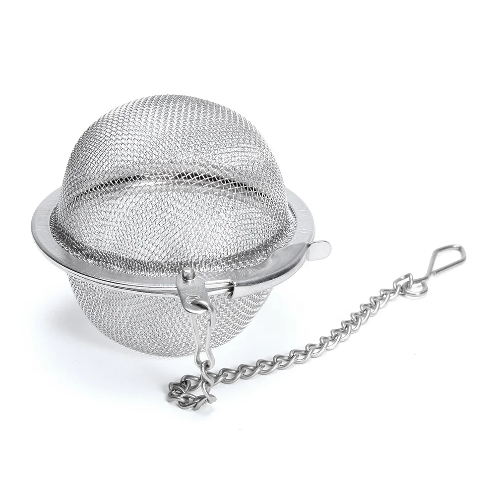 

Food Grade 18 8 Stainless Steel wire mesh tea ball strainer infuser for filter tea, Customer request