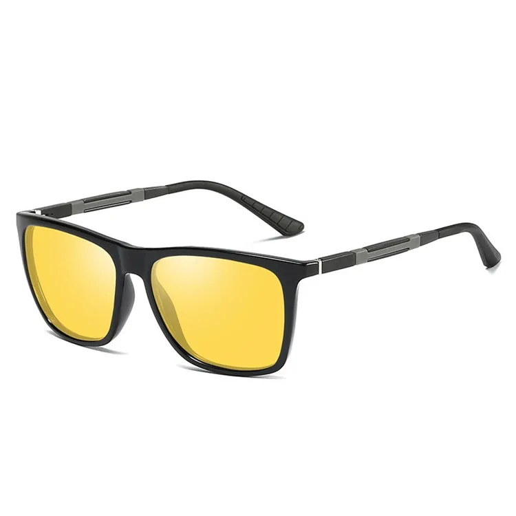 

Yellow Sunglasses 2020 Gafa De Sol Custom Logo Polarized Night Vision Sports for Men Black BROWN Fashion Sunglasses