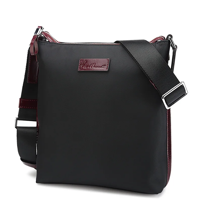 

2021 Cowhide Business Leather Briefcase leather handbag men leather bags vintage crossbody messenger bag, Black, dark red , blue