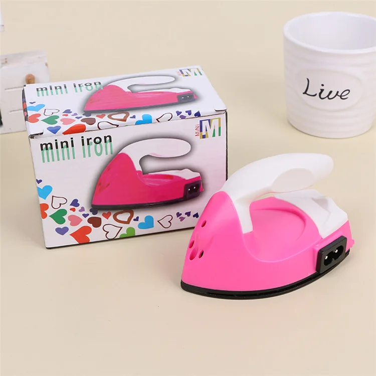 Electric Mini Iron Small Portable Travel Crafting DIY Fast Ironing Tool US ! 