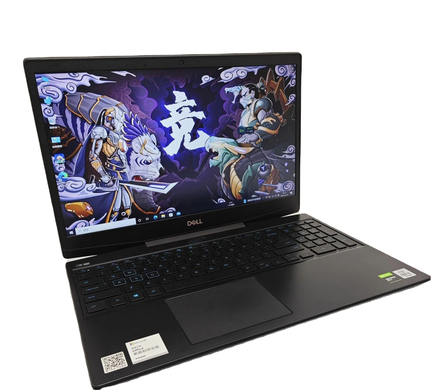 

For Original Dell G5 5500 Intel i5-10300H GTX1650Ti Gaming Laptop 16gb 512G 1650Ti 15.6 Inch FHD144hz