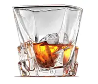 

GT-016 Unique Modern Rocks Lead Free Crystal Glasses for Scotch or Bourbon Box Twist Nosing Whiskey Glass With Luxury Gift