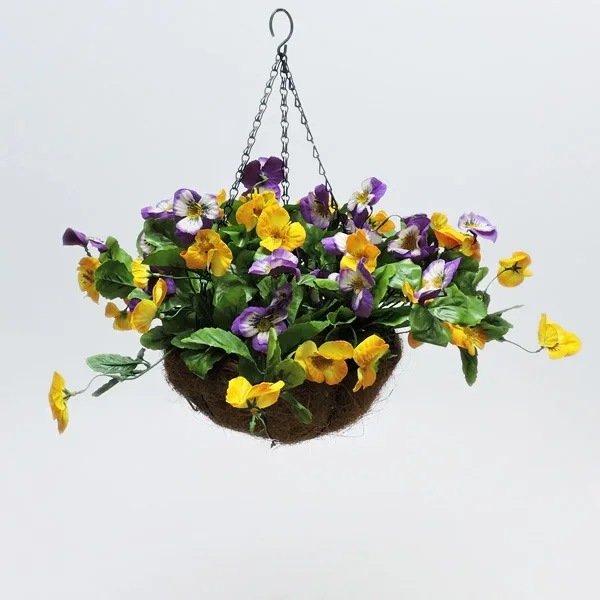 Flower haning basket HB240029-25 US$6.95 MOQ 100PCS