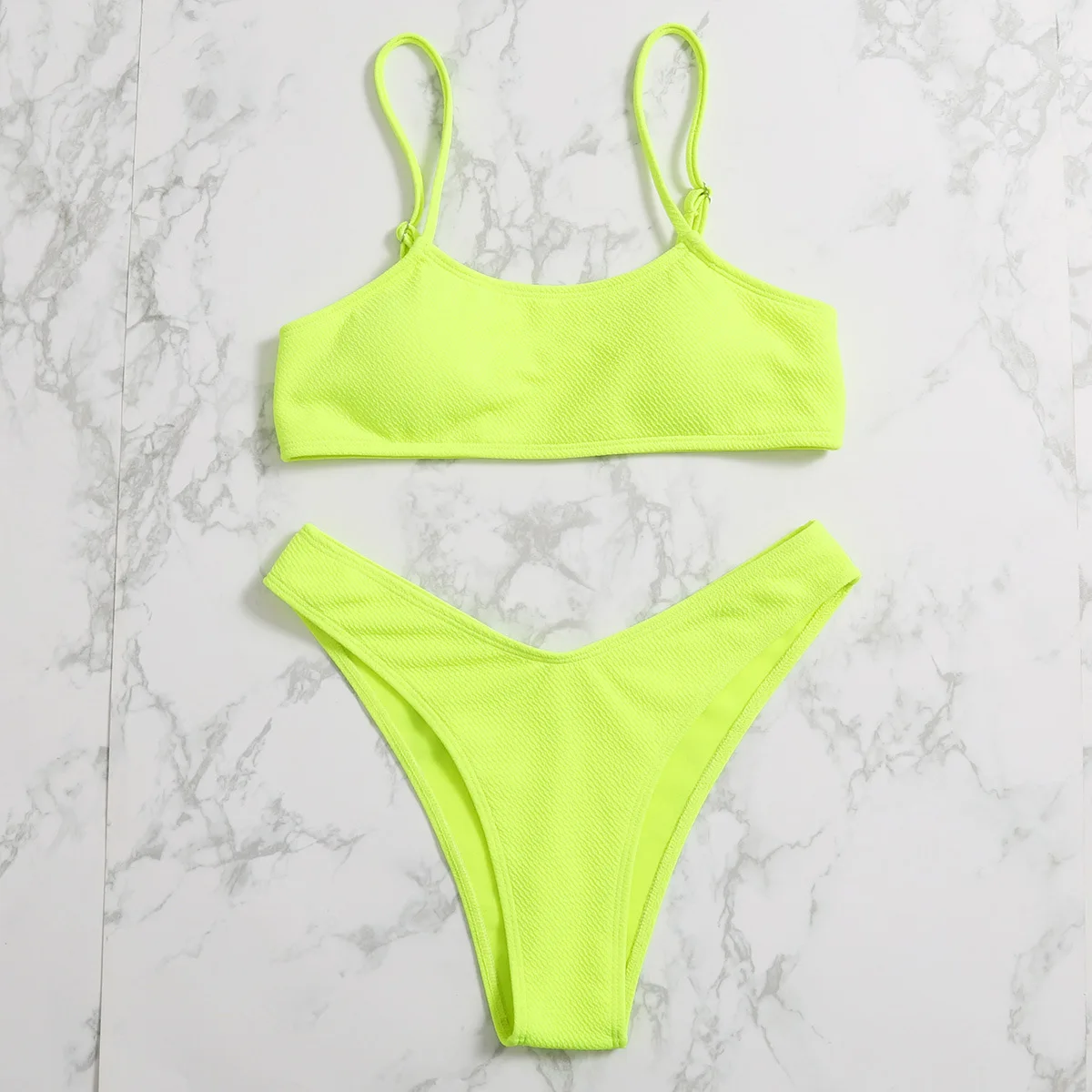 

Fluorescence Green Sexy Brazilian Bikini