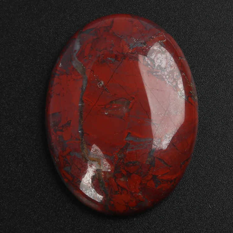 

XuQian Wholesale Natural Gemstone Oval Flat Back Stone On Sale