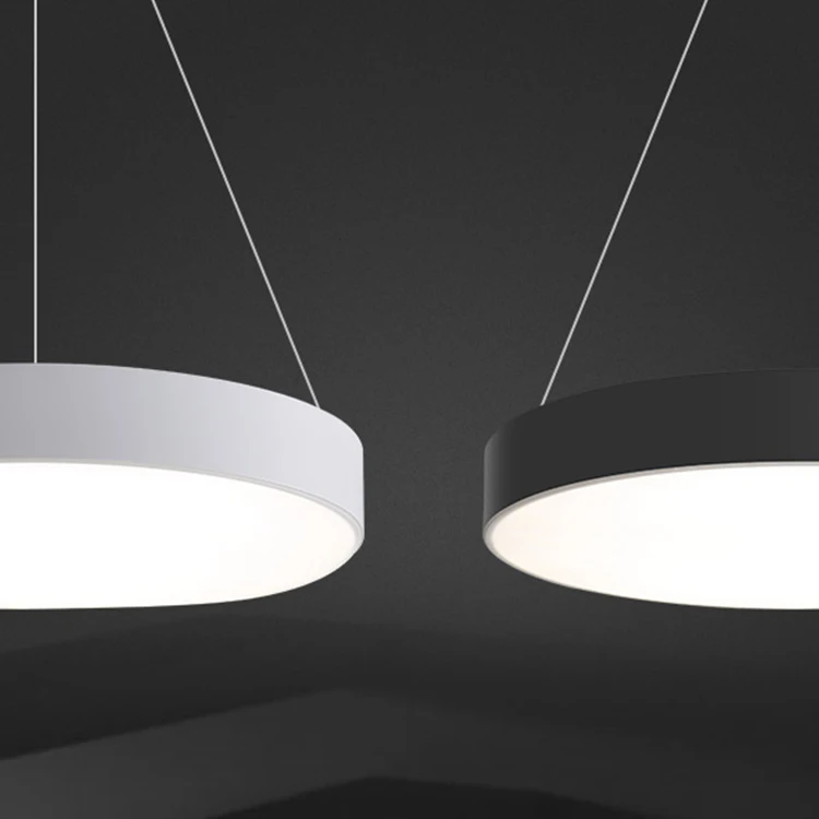 Zhongshan factory aluminum acrylic round circle LED panel light with different sizes 3 years warranty