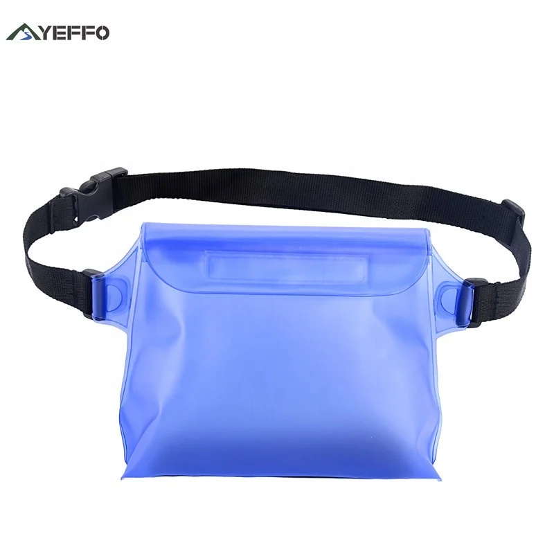 

YEFFO Custom Ultralight Clear Pvc Waterproof Dry Waist Bag For Boating Swimming Snorkeling