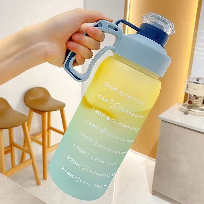 

Water Bottles Gym jug bpa free custom logo botol minum tritan2l Water Bottles Gym jug bpa free custom logo With Straw