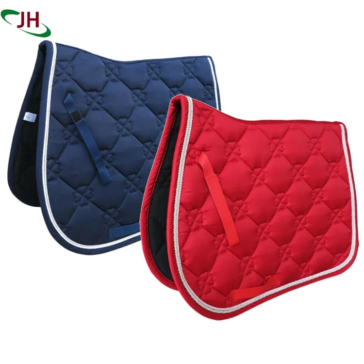 

Jumping Event Square Saddle Pads Quilted Cotton Square English Saddle Pad, Customized