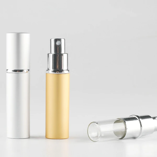 

inner glass bottle match metal aluminum spray cosmetic fine mist bottle with aluminum buy empty perfume bottles