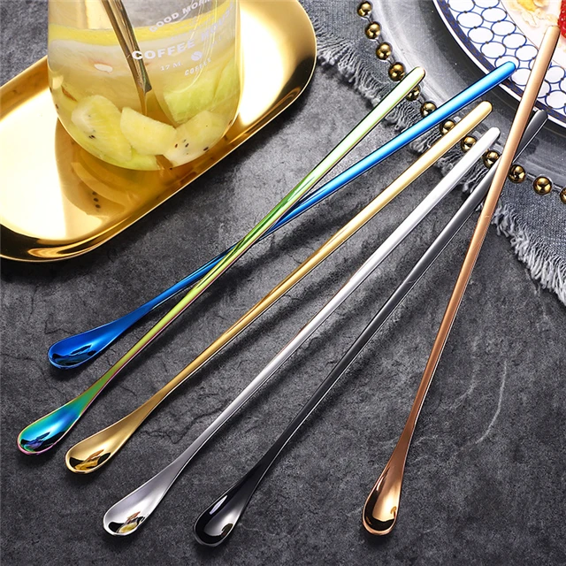 

Creative 23cm Mixing Spoon Adjusting Bar Spoon Kitchen Accessories, As show