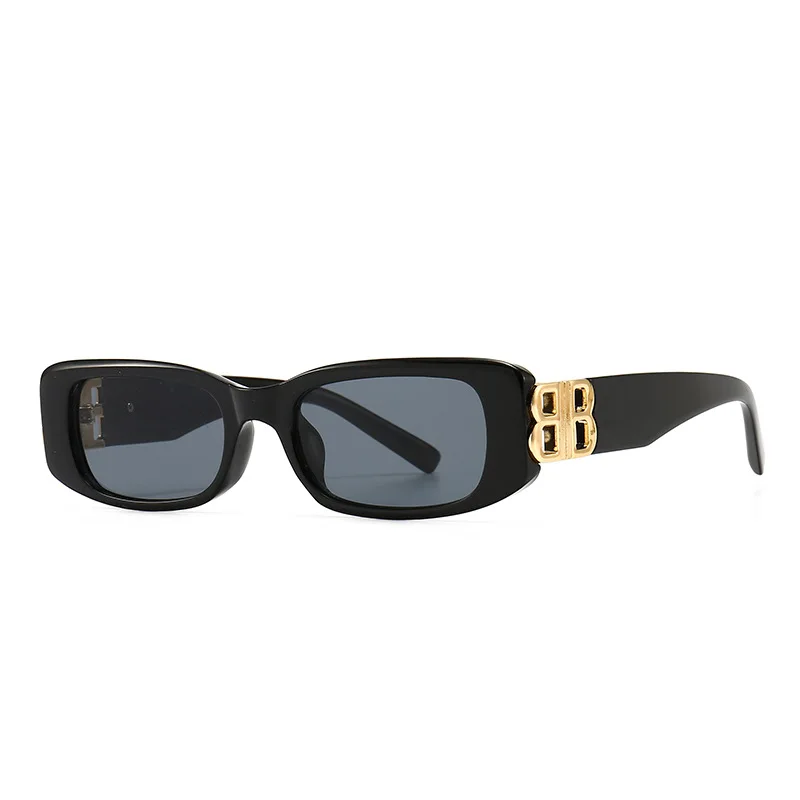 

Italy Brand Designer Metal Logo Men Sun Glasses Fashion Women Sunglasses Rectangular