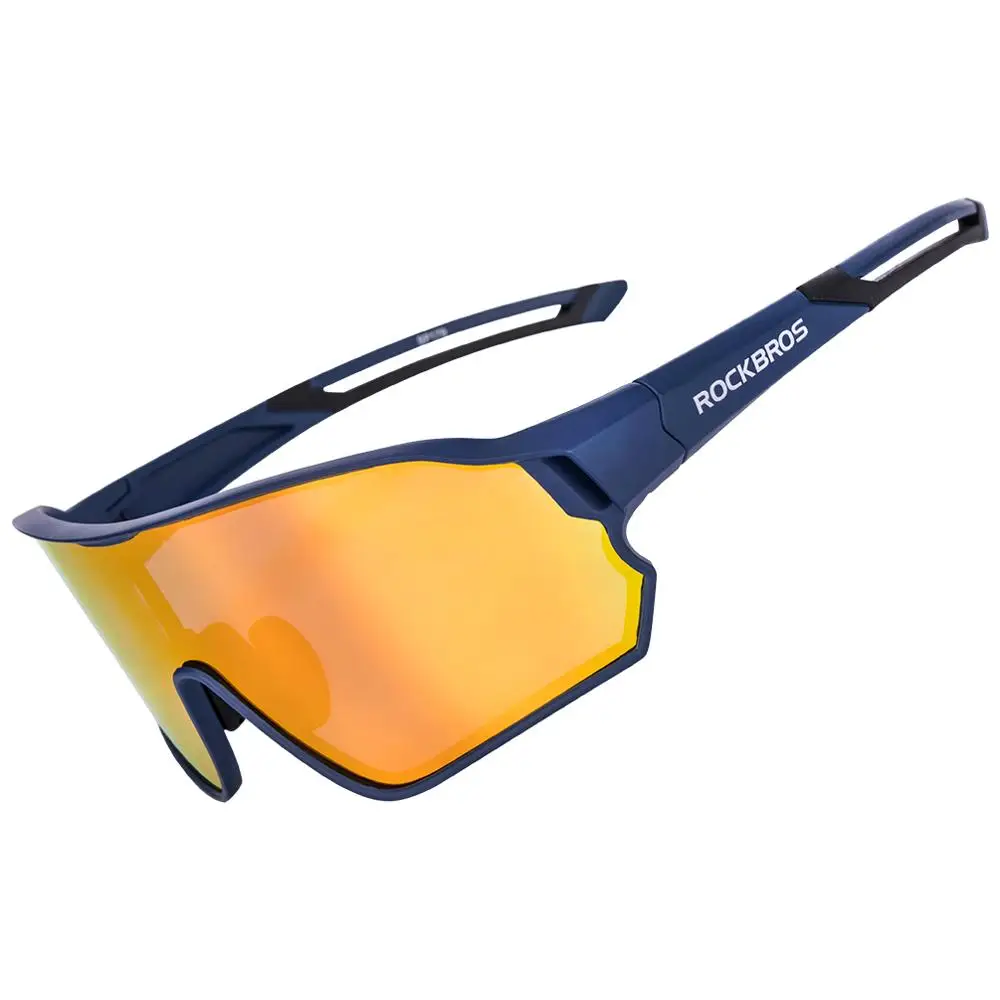 

Sports Polarized Sunglasses For Men Women UV Protection Cycle Glasses Sunglasses, Blue