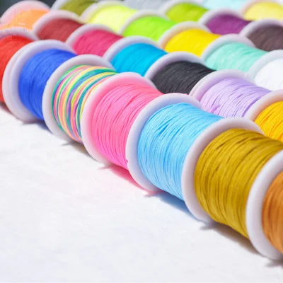 

Nylon hand woven bracelet bracelet jewelry thread DIY jewelry string, Custom