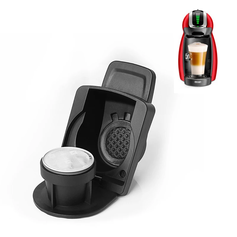 

Reusable Coffee Capsules Adapter Compatible with Dolce Gusto to Nespresso, Black color