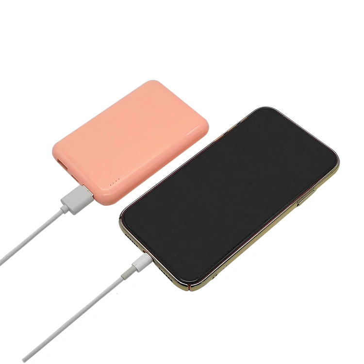 

Wholesaler OEM Factroy Custom Logo Power Bank USB-C Dual USB Phone Charge