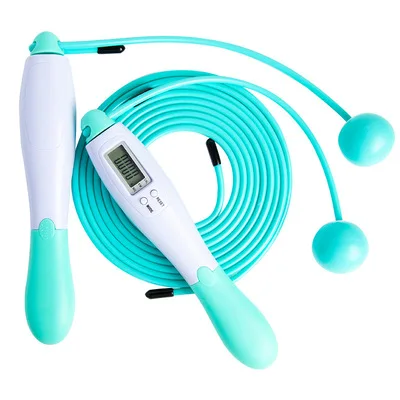 

Factory Direct Adjustable Skipping Rope Foam Handle Cordless Rope Skipping PVC Steel Wire Weighted Jump Rope, Stock color or customized