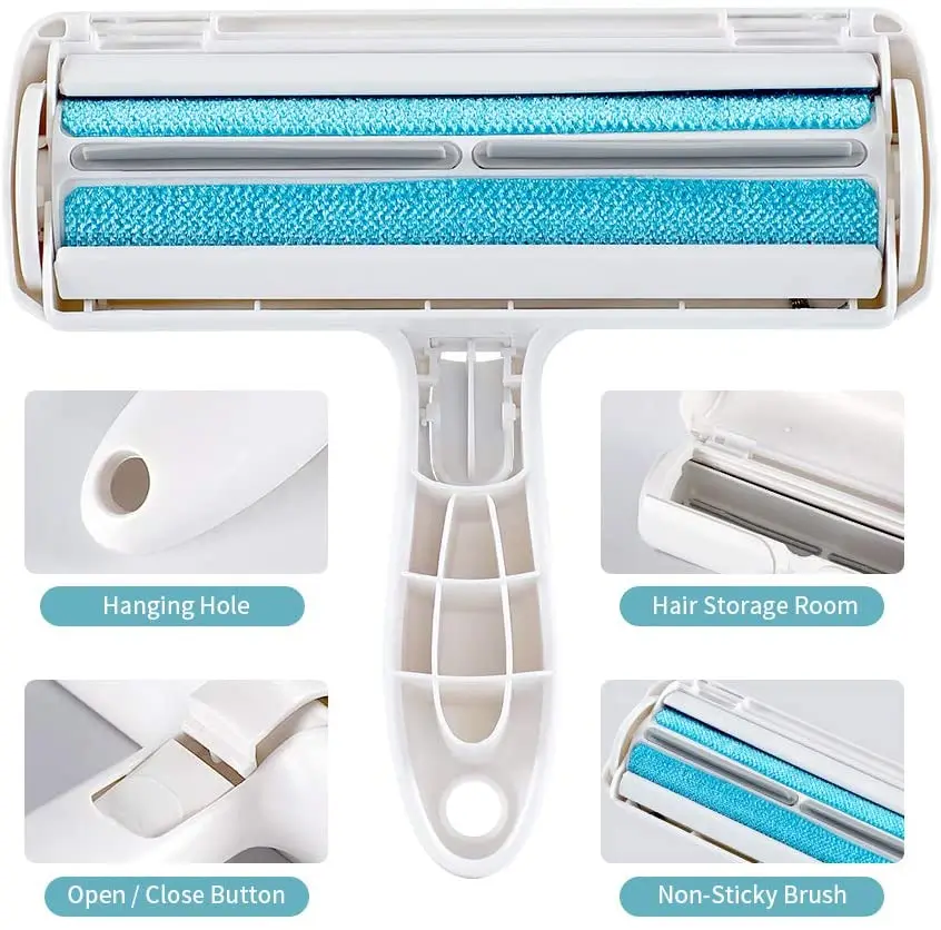 

Roller Dog Hair Remover, Cat Hair Remover, Pet Hair Remover, Blue, red