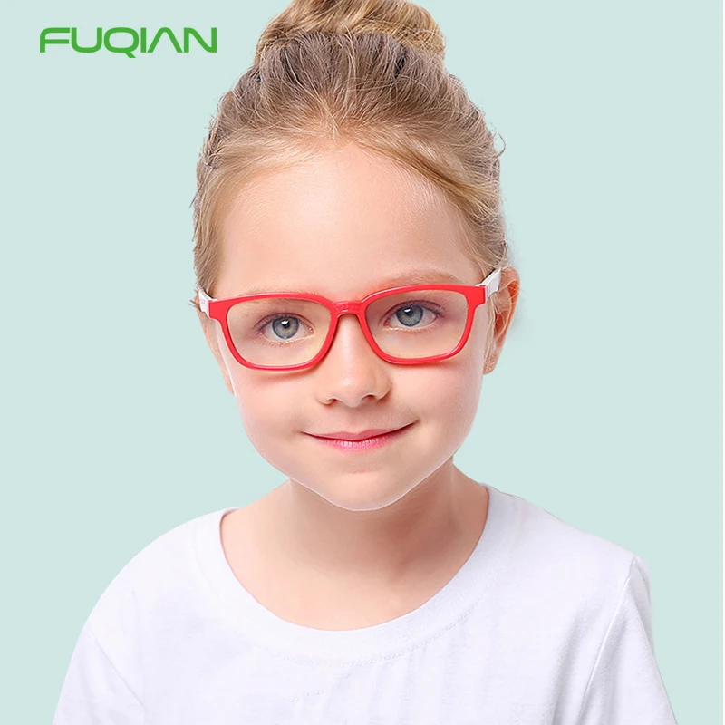 

2020 Fashion High Quality Custom Clear Eyeglasses Computer Gaming Radiation Blocking Anti Blue Light Glasses For Kids Children