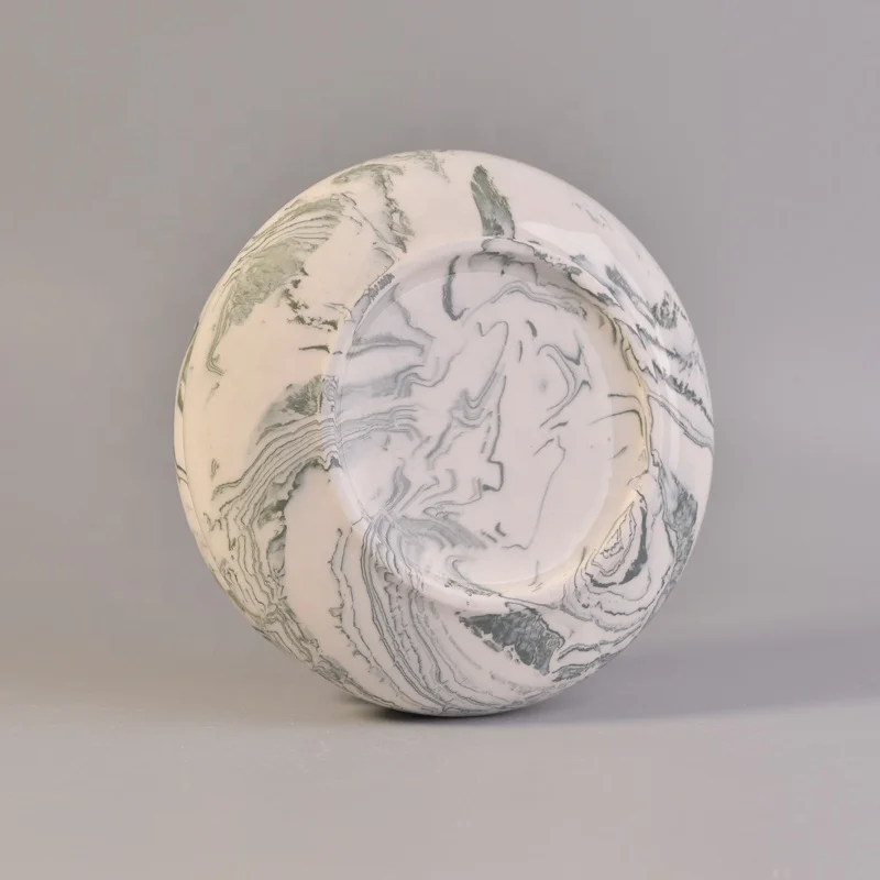 Unique ceramic scented bowl votive candle vessel custom candle holders with lid wedding decor wholesale