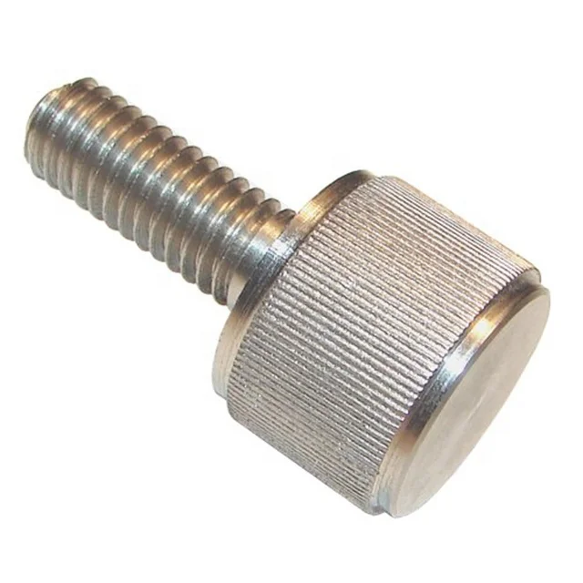 1/420 Unc Thread Stainless Steel Knurled Head Thumb Screw Buy Metric