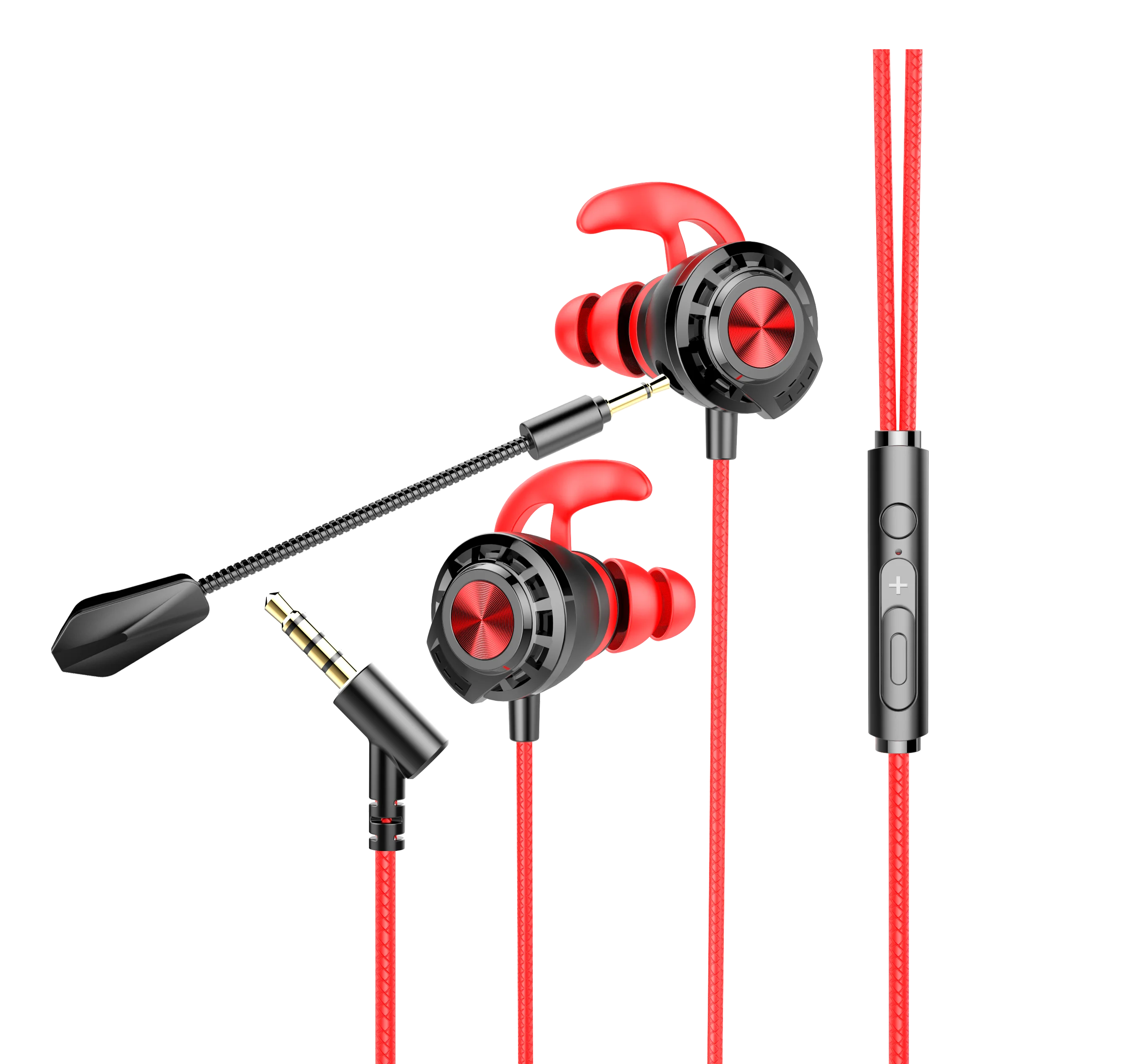 

Wired Earphone Stereo Bass E-Sport Earphone with Adjustable Mic for PS4 Xbox One Laptop Cellphone PC 3.5 MM Gaming Headphone