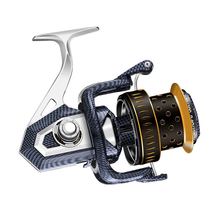 

2022 New Sea Boat Fishing Spinning Reel 8000 - 12000 Coil Drag 15kg Saltwater Long Shot Reels Metal Fixed Spool Coils