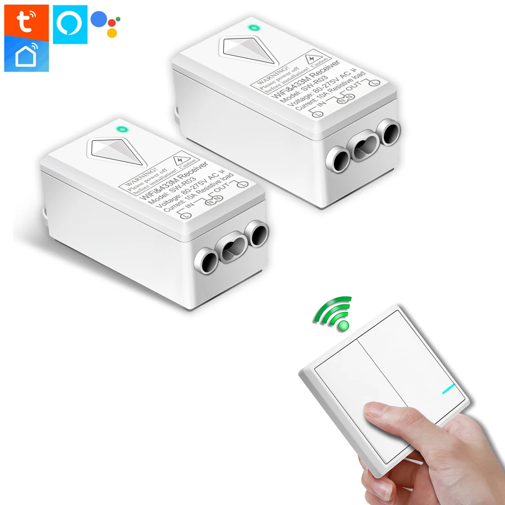 

APP Remote Waterproof rating IP66 Indoor remotecontrol range 30-200M Wifi Switch Wifi Wall Switch Tuya Smart Switch