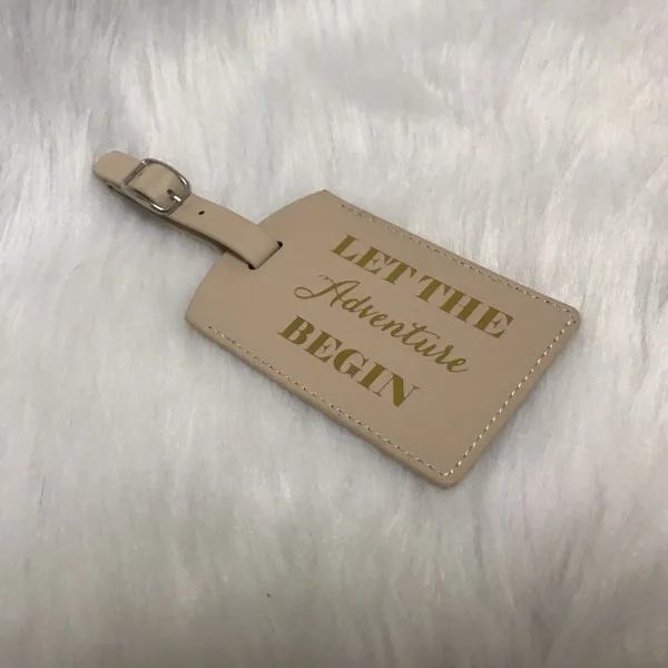 

Sale Wedding Escort Favor Leather Gold Imprint Gift Luggage Tags Wedding, Do customized color