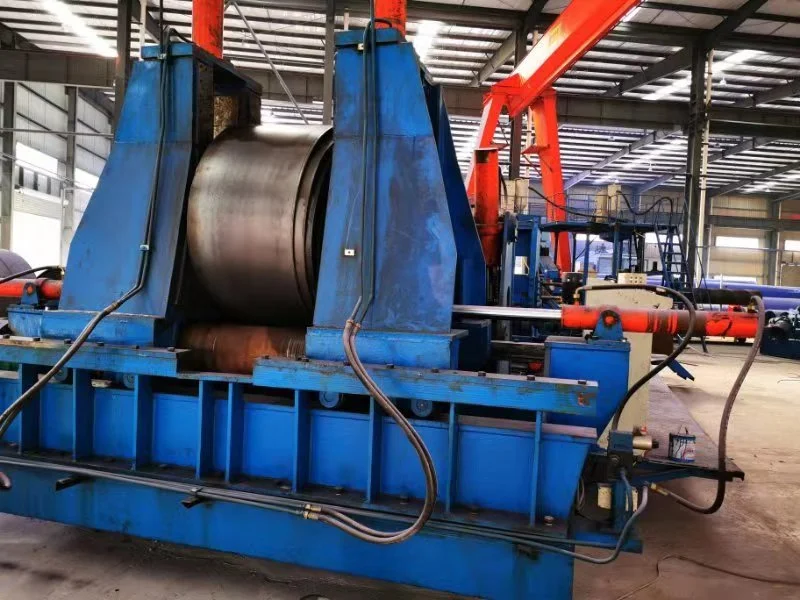 
spiral steel pipe making machine tube production line Advanced Carbon Steel Spiral Welded SSAW Pipe Making Mill 