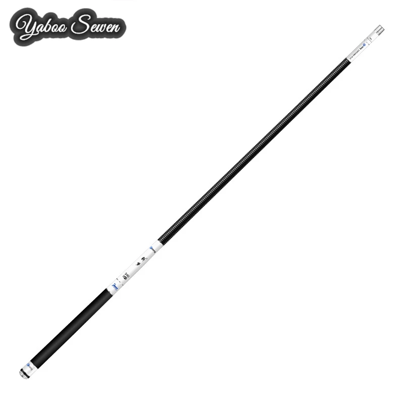 High Quality 3.6m 3.9m 4.5m 4.8m 5.4m 5.7m 6.3m 7.2m Carbon Fiber Telescopic Fishing Rod, Black