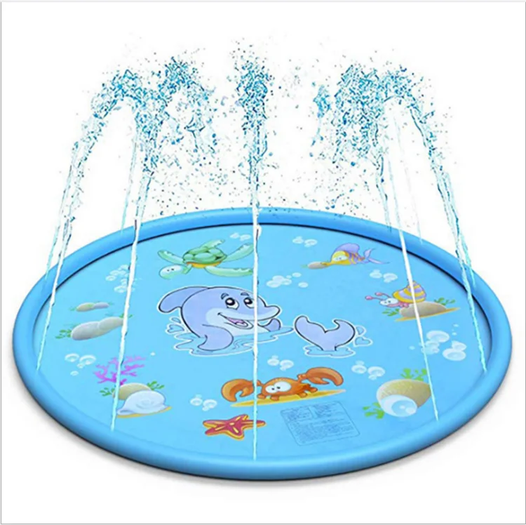 

2020 Summer Kids Sprinkler Splash Mat Children Outdoor Baby Inflatable Water Spray Pad for Kids