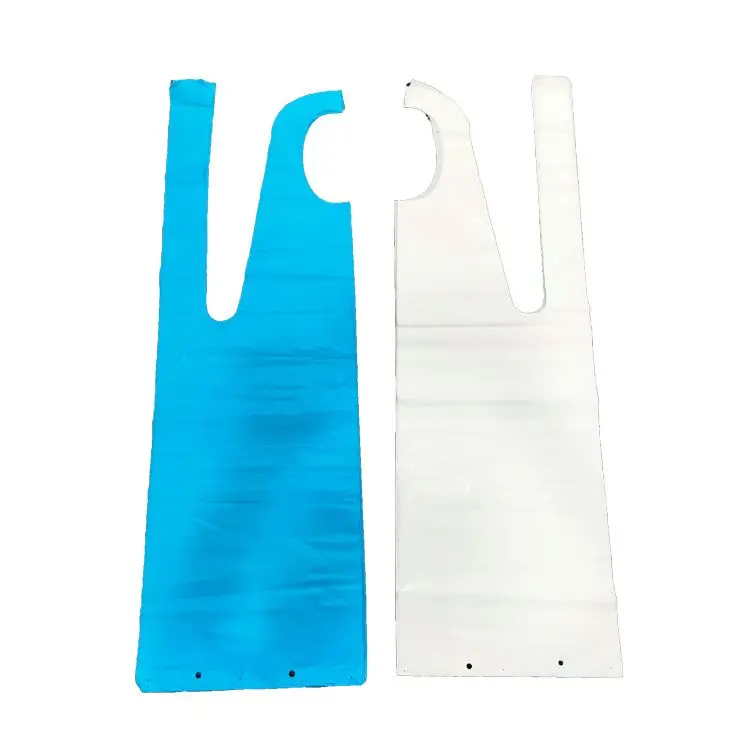 

Rizhao HUAHANG Low Price Long Sleeve Bag Pe Gown Apron Biodegradable Plastic Apron Compostable Plastic Apron, Customized color