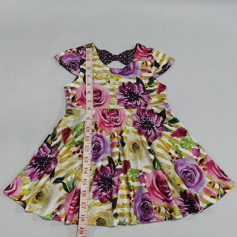 

Factory wholesale clothing dress kids summer kids clothes girl party dress for girl 2-10 year, Blue,rose red or customized