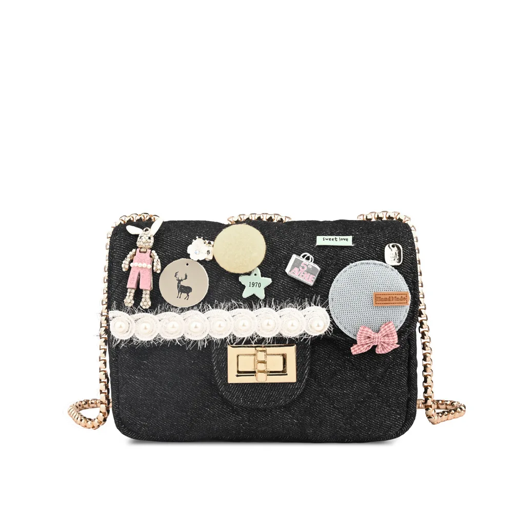 

Fashion Small Women Bag Fashion Handbag With Crown Mini Rivet Shoulder Bag Women Messenger Bag Hot sale products, Avaliable