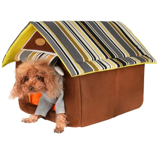

2021 Hot Sale House Design Animal Tent Comfortable House Dog Cat Cages Carriers Pet House Dog Bed