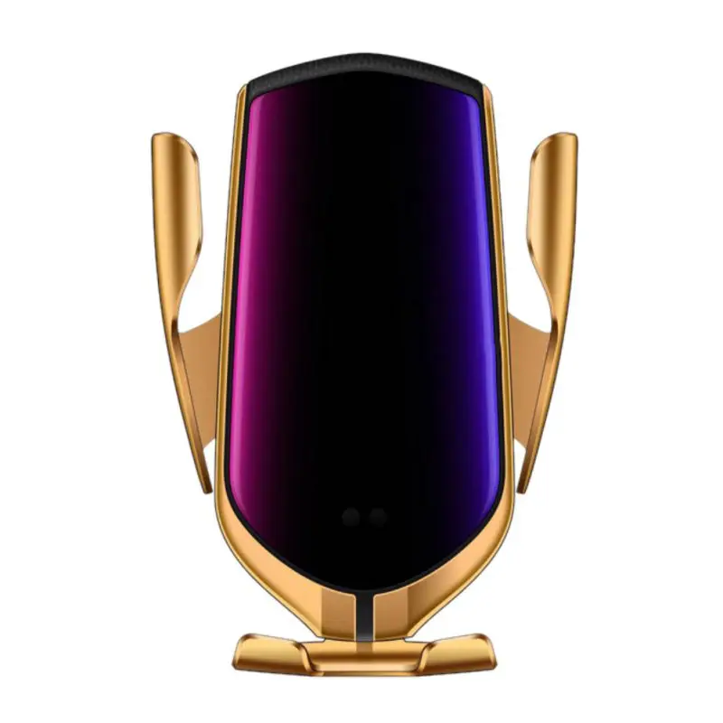 

QI Wireless Car Charger Holder Mount Infrared Sensor Fast Charging For Samsung S10 S9 S8 iPhone X XR XS11 8 Automatic Clamping