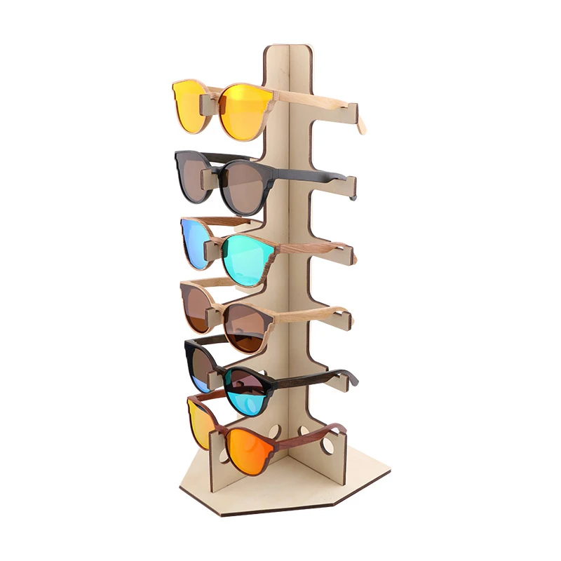 

Finewell original wood glass display eyewear display stand for glasses