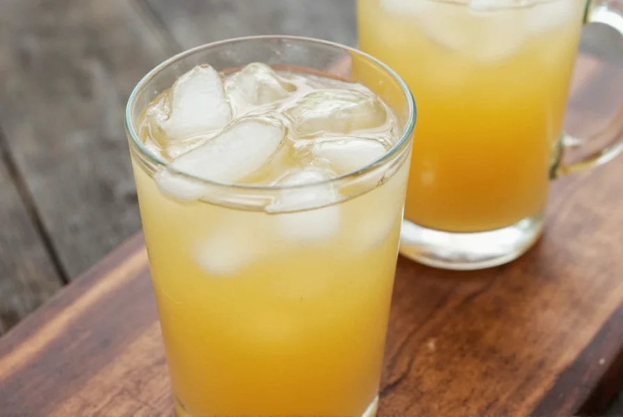 Fresh ginger root, sugar, lemons and glass bottles for homemade ginger ale preparation