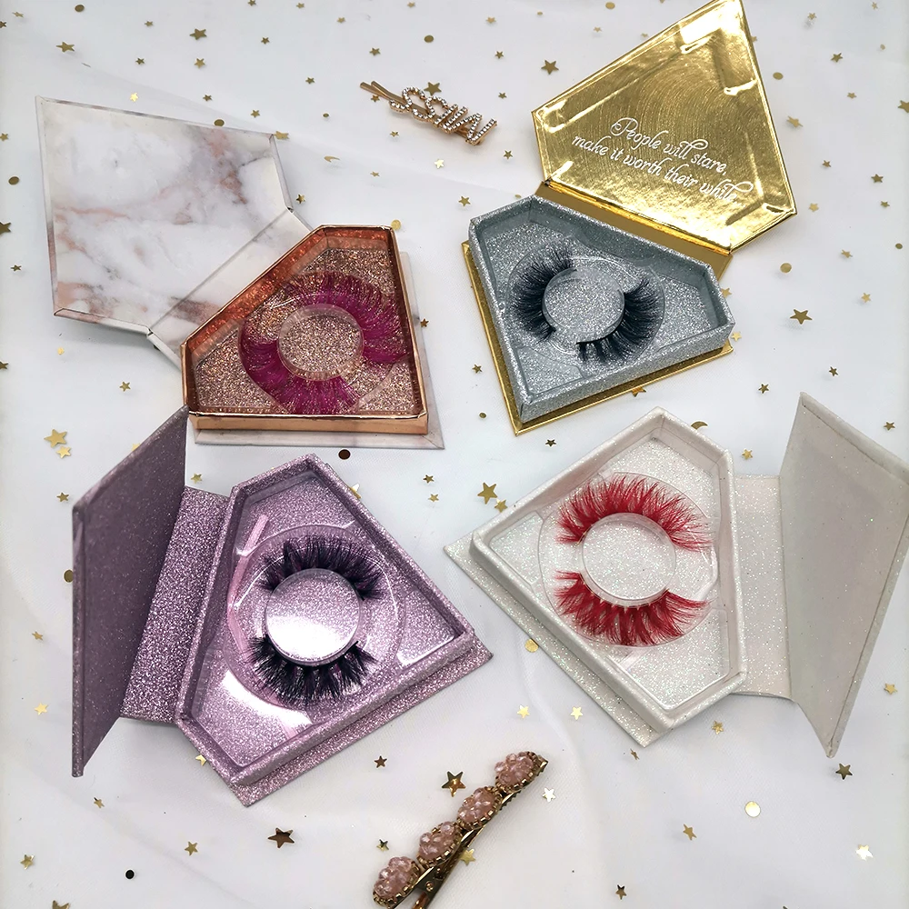 

Custom 25MM Mink Eyelahes Private Label 3D Minklashes Handmade Lashes with Customized Lashes Box