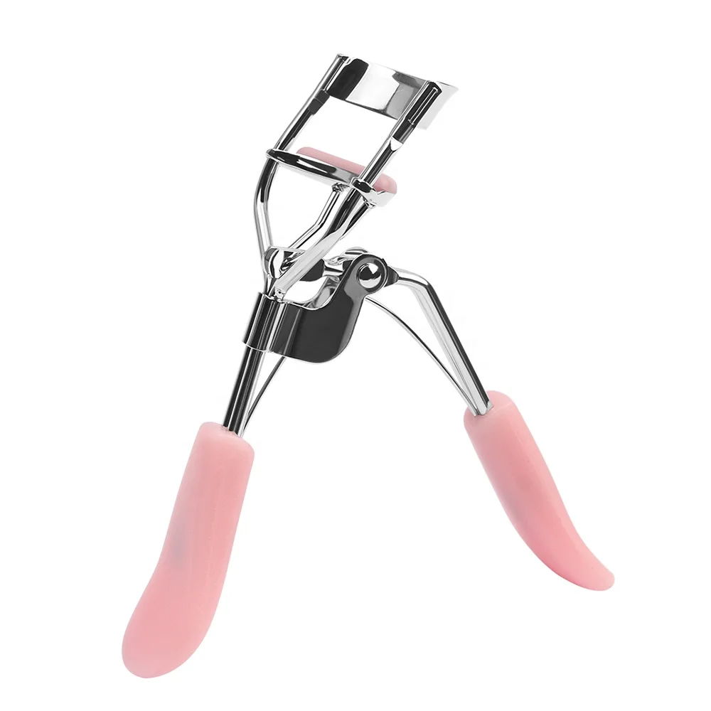 

Pro Makeup Eyelash Curler Beauty Tools Lady Women Nature Style Cute Eyelash Handle Curl Eyelash Curler, Colors, like sky-blue, rose red, purple and pink, send by random