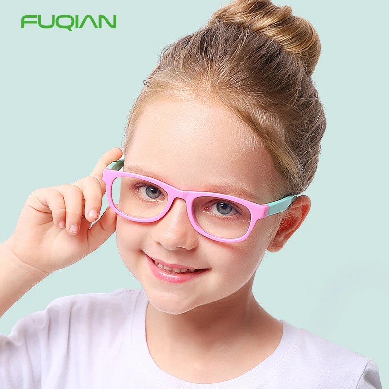 

2020 Fashion High Quality Custom Clear Eyeglasses Radiation Blocking Anti Blue Light Glasses For Kids Children Computer Gaming
