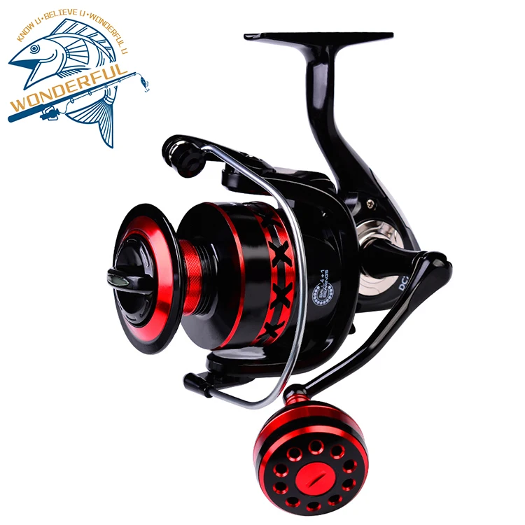 

High Quality 3+1BB High Speed Metal Max Drag 21kg Long Cast Spinning Reel For Sea Fishing, 1colors