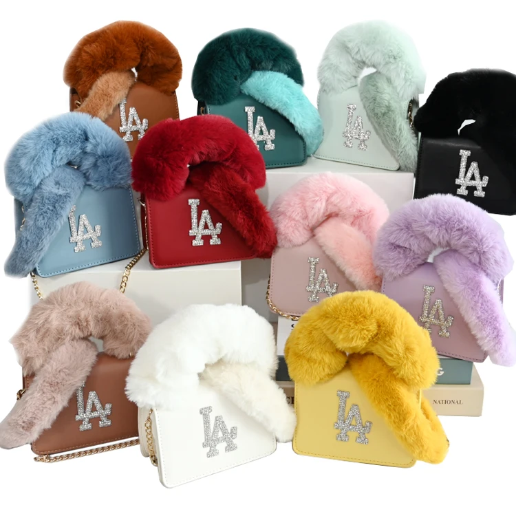

2021 Purse And Hat Sets Designer Handbags Famous Brands LA Purse And Headband Sets