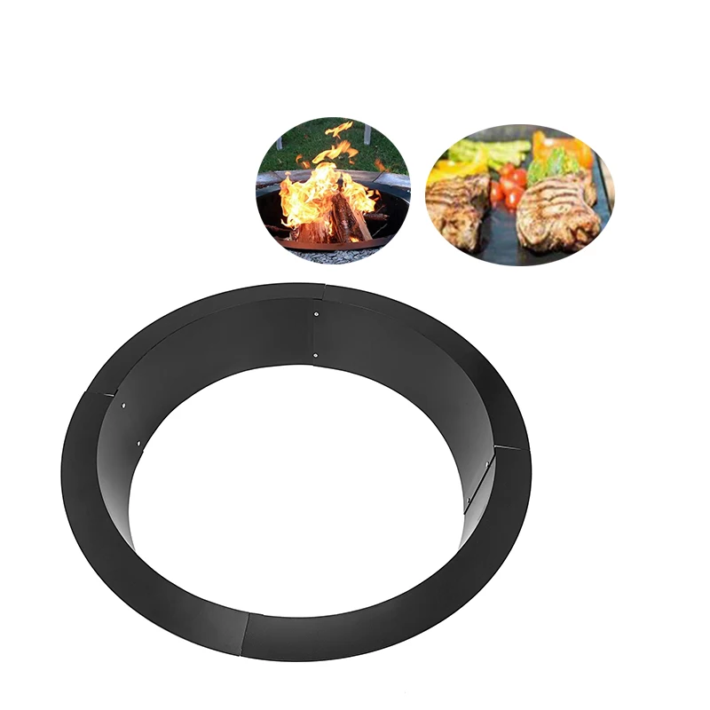 

Low Price Supply Heavy Duty Fire Pit Ring/Liner DIY Q235 Steel 42 Inch Outside x 36 Inch Inside